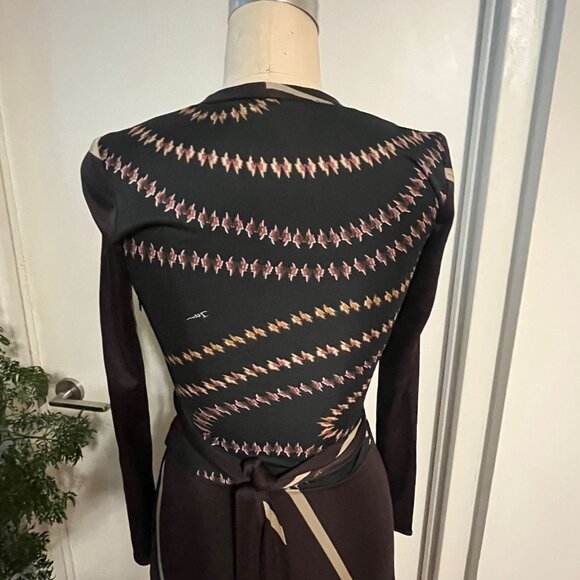 ISSA LONDON Silk Knee Length Dress Size 2 - Picture 4 of 8